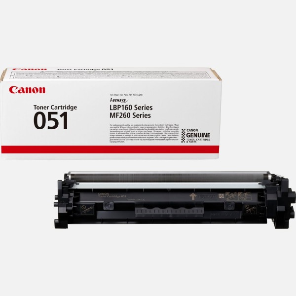 Canon 051 Toner schwarz 2168C002 für i-SENSYS LBP162dw MF264dw MF267dw MF269dw