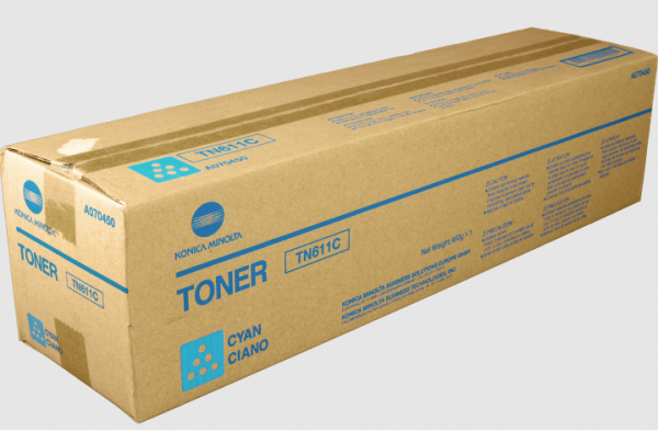 Konica Minolta TN-611C Toner Cyan A070450 für Bizhub C451 C550 C650