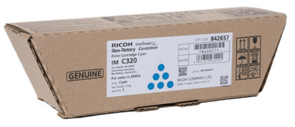 Ricoh 842657 Toner Cyan für Ricoh IM C320F Ricoh IM C 320 FSE