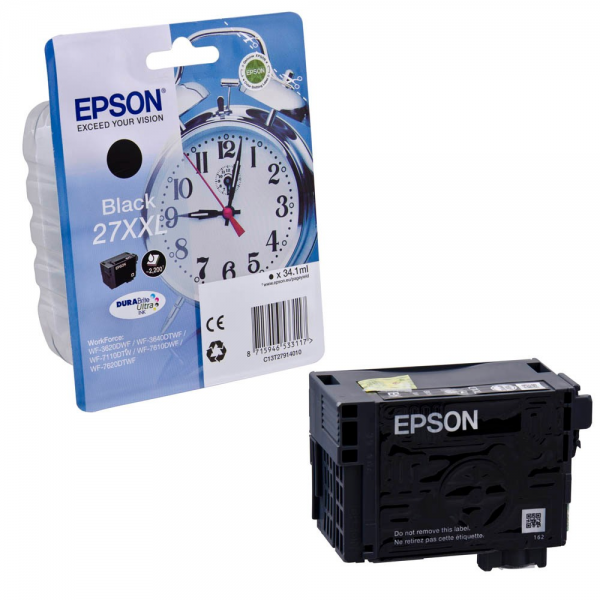 Epson T2791XXL Tintenpatrone 27XXL Black WorkForce WF-3620DWF WF-3640DTWF 7710dwf