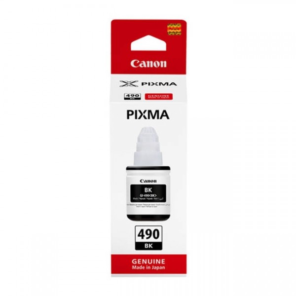 Canon Tinte GI-490 schwarz 0663C001 für Pixma G1400 G1410 G2400 G2410 G3400 G4400