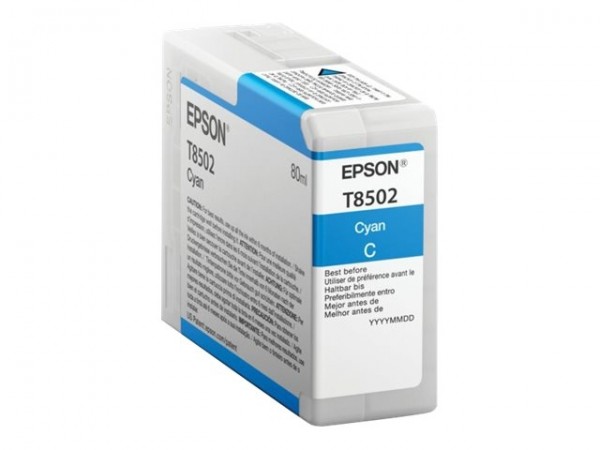 Epson T8502 Tintenpatrone Cyan für SureColor P800 SC-P800 C13T850200