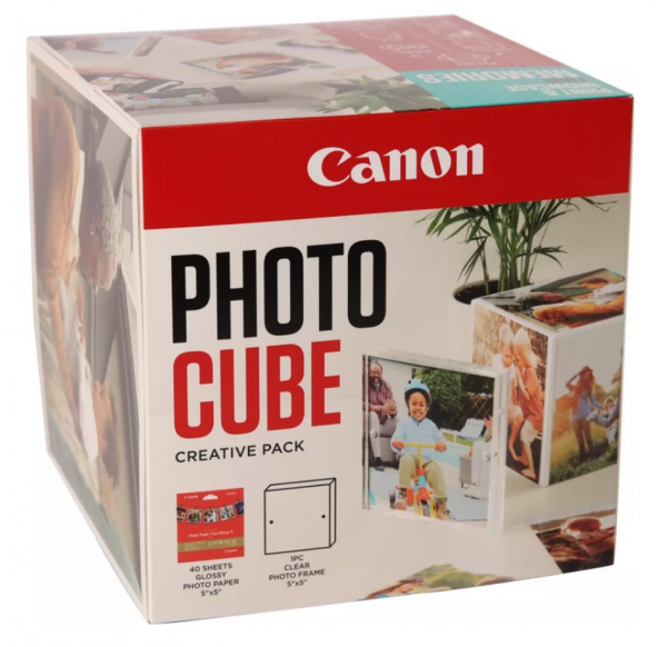 Canon PP-201 2311B076 Glänzend Blau 130 x 130 mm 40 Blatt Fotopapier für Maxify GX5550 GX6550