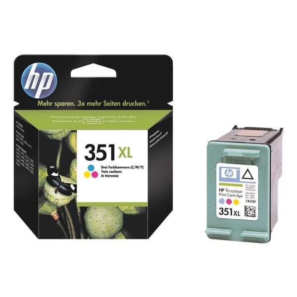 HP 351XL Tinte für Deskjet 5740 6540 OfficeJet Photosmart CB338EE