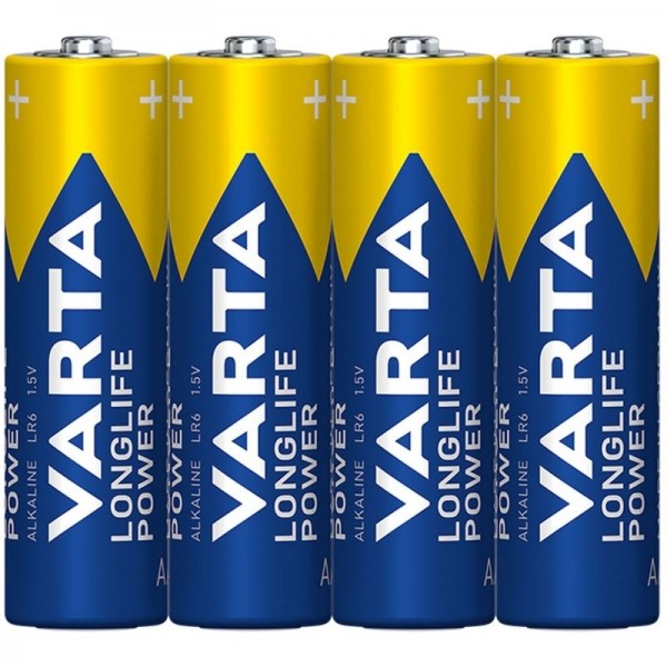 Varta 4906 Longlife Power Mignon AA Batterie 4er Folie