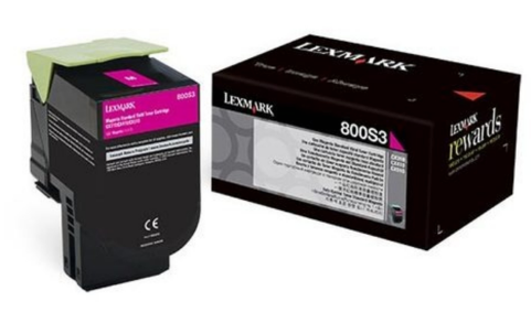 Lexmark 800S3 Toner Magenta CX310DN CX310DN 80C0S30 Seiten 2.000 Seiten