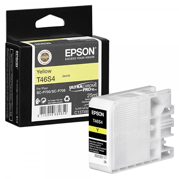 Epson T46S4 Tinte yellow für SureColor SC-P700 SC-P706 C13T46S400
