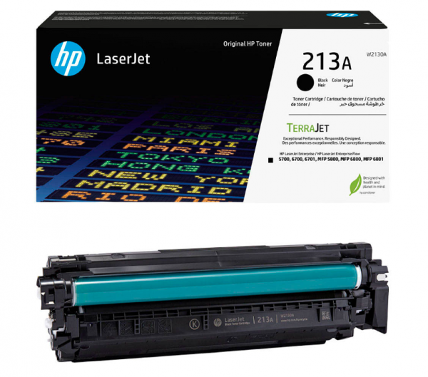 HP 213A Toner Black W2130A HP Color LaserJet Enterprise 5700dn 6700dn HP 6800 HP6801dn