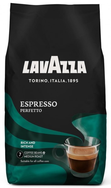 Lavazza Espresso Perfetto ganze Bohnen 1000g