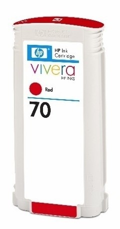 HP 70 Tinte red OPEN BOX HP DesignJet Z2100 Z3100 Z3200 Z5200 HP Vivera Tinte C9456A