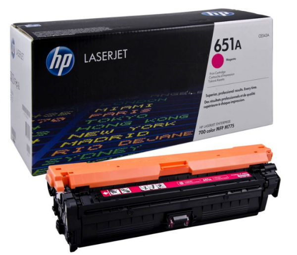HP 651A Toner Magenta CE343A HP LaserJet Enterprise 700 color M775