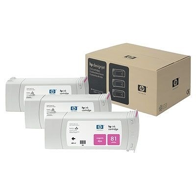 HP 81 Tintenpatrone magenta 3er Pack