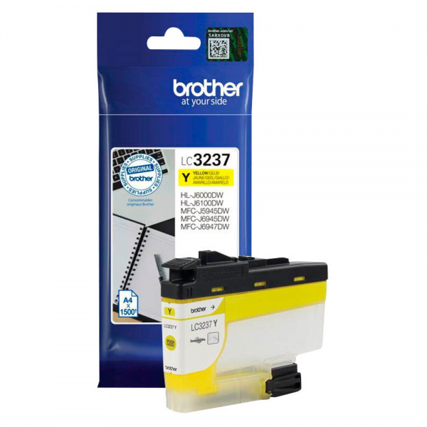 Brother LC-3237Y Tintenpatrone Yellow für HL-J6100DW MFC-J5945DW MFC-J6945DW MFC-J6947DW