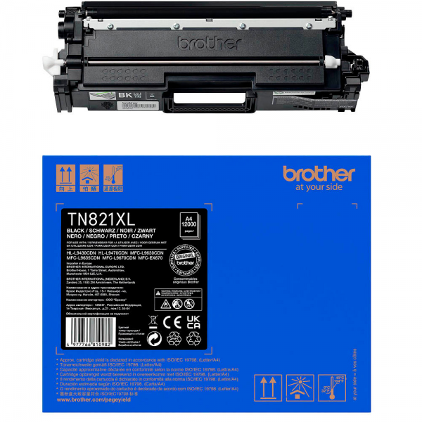 Brother TN-821XL BK Toner schwarz HL-L9430CDN L9470CDN L9470CDNT MFC-L9630CDN MFC-L9670CDN