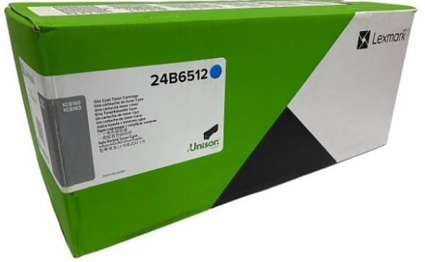 Lexmark 24B6512 Toner Cyan Lemark XC8160 Lexmark XC8163