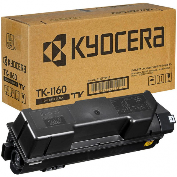 Kyocera TK-1160 Toner Schwarz für Ecosys P2040 P2040dw 1T02RY0NL0