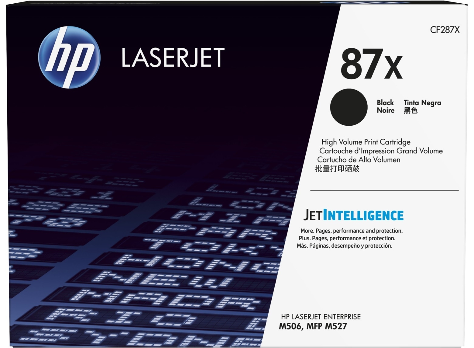 HP 87X Toner Black Original LaserJet Pro M501 M506 M506x MFP M527
