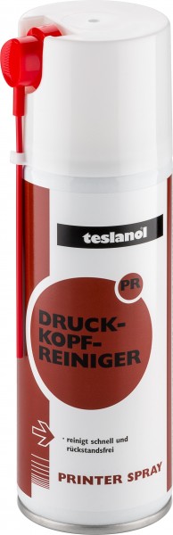 Teslanol PR Druckkopf-Reiniger 200 ml reinigt verschmutzte Drucker