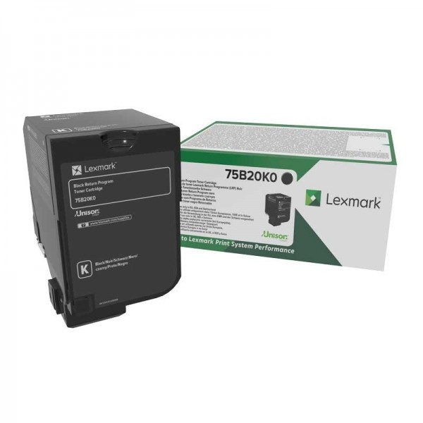 Lexmark 75B20K0 Toner Original Black Lexmark CS727 CS728 Lexmark CX727 75B0010