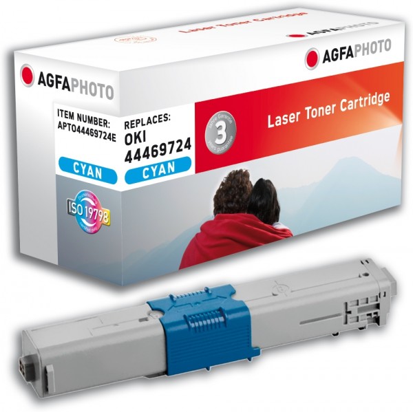 AGFA Photo Toner cyan 44469724E für OKI C510 C511