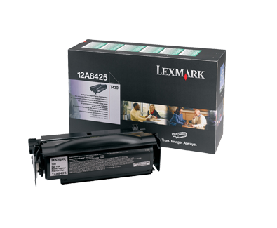 Lexmark T430 Toner Black 12A8425 Optra T430dn High Yield return