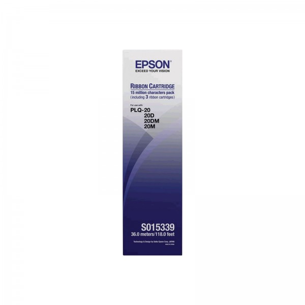 Epson Farbband Black für PLQ-20 Ribbon 3er-Pack
