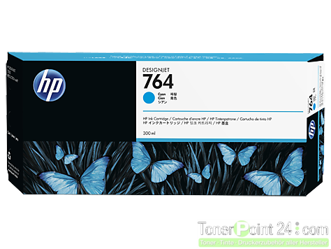 HP 764 Tinte Cyan DesignJet T3500 C1Q13A