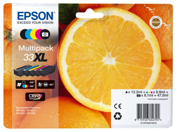 Epson Tintenpatrone Claria T33XL Multi Expression XP-530 XP-630 XP-635 XP-830