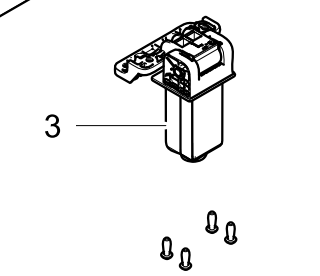 Samsung JC97-03996A DADF-HINGE LCLX-9201,SEC Right SCX-8123NA SCX-8128NX