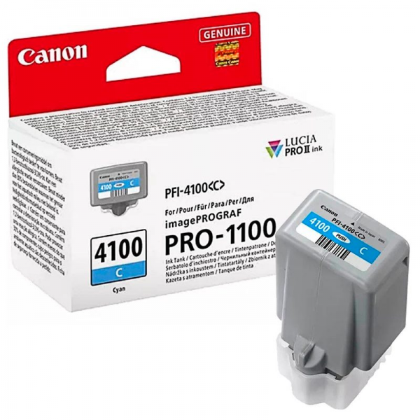 Canon 6778C001 PFI-4100 Tinte Cyan für imagePROGRAF PRO-1100