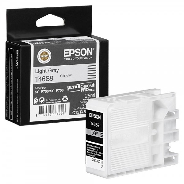 Epson T46S Tinte light gray für SureColor SC-P700 SC-P706 C13T46S900