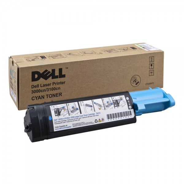 Dell 3000cn 3100cn - Cyan - Tonerkassette T6412 - 2.000 Seiten