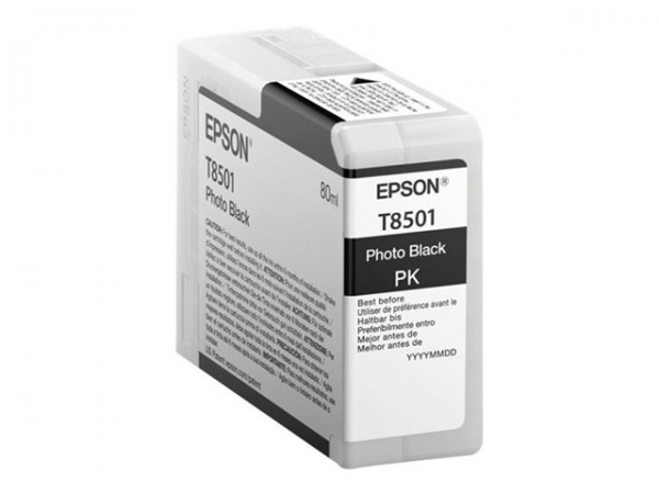 Epson T8501 Tintenpatrone Photo Black für SureColor P800 SC-P800 C13T850100
