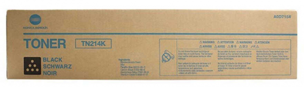 Konica Minolta A0D7154 Toner Black TN-214K für Bizhub C200