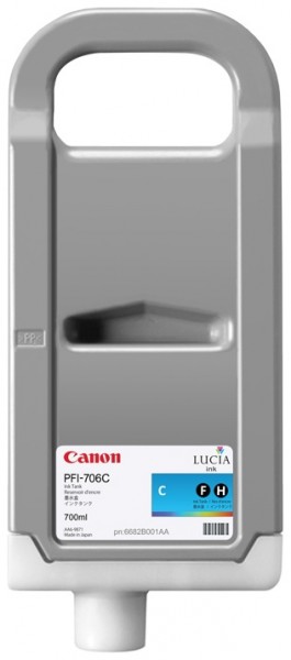 CANON PFI-706C Tinte cyan Standardkapazität iPF8400 iPF9400