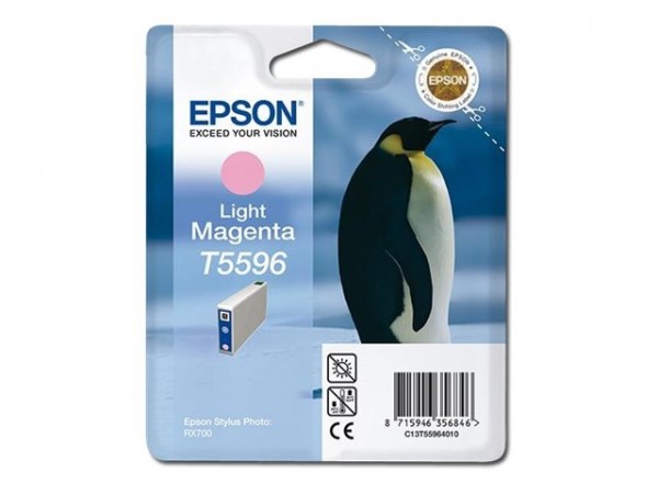 Epson Tintenpatrone T5596 Light Magenta für Stylus Photo RX700