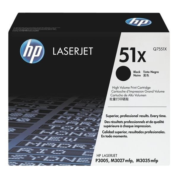 HP 51X Toner Black für LaserJet P3005 M3035 M3027 Q7551X