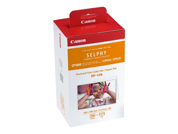 Canon RP-108 Ink Cassette/Paper Set