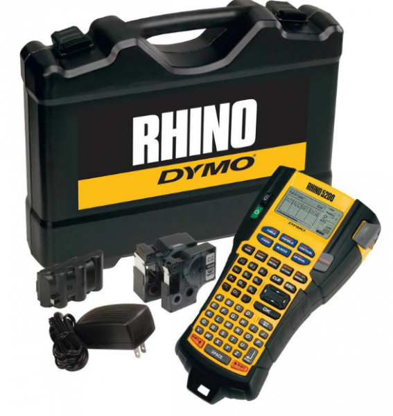 Dymo RHINO 5200 Set Beschriftungsgerät gelb, schwarz S0841400