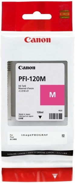 Canon Tintenpatrone PFI-120M magenta 2887C001 für imagePROGRAF TM-200 TM-205 TM-300 TM-305
