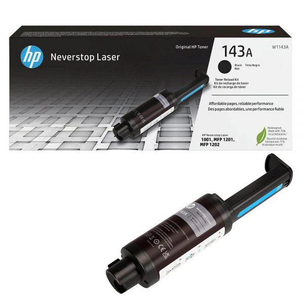 HP 143A Toner W1143A für HP Neverstop Laser 1001nw HP Neverstop Laser MFP 1201n HP 1202nw