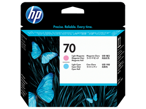 HP 70 Druckkopf Light Magenta + Light Cyan DesignJet Z2100 C9405A