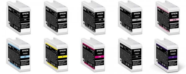 Epson Tinten T46S Multipack alle 10 Tinten zum Sonderpreis Epson SC-P700 SureColor P706