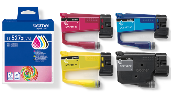 Brother LC-527XLVAL Tintenpatrone Value Pack Brother MFC-J4350DW MFC-J4550DW MFC-J 6975DW MFC-J 6977