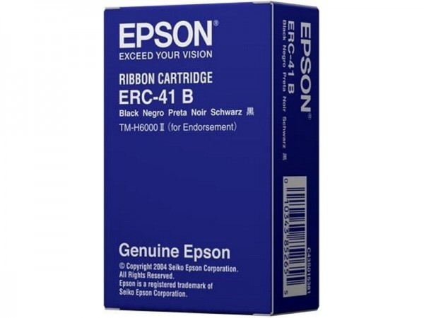 Epson ERC-41B Farbbandkassette schwarz für TM-H6000 Serie