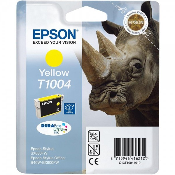 Epson Tintenpatrone T1004 Yellow für Stylus SX600FW Stylus Office B40W BX600FW