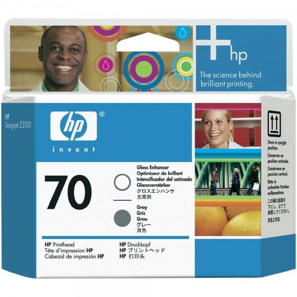 HP 70 Gloss Enhancer / Grau C9410A Nr. 70 HP Designjet T120 Z2100 Z3100 Z3100ps Z3200 Z3200ps Z5200
