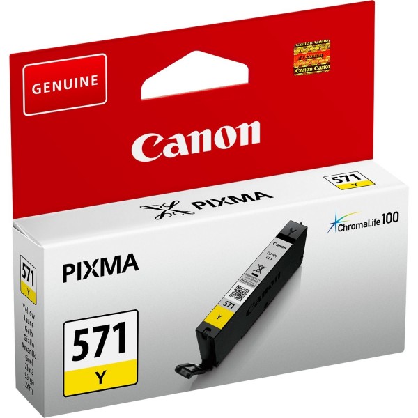 Canon Tinte Yellow CLI-571Y für PIXMA MG5750 MG5751 MG5752 0388C001