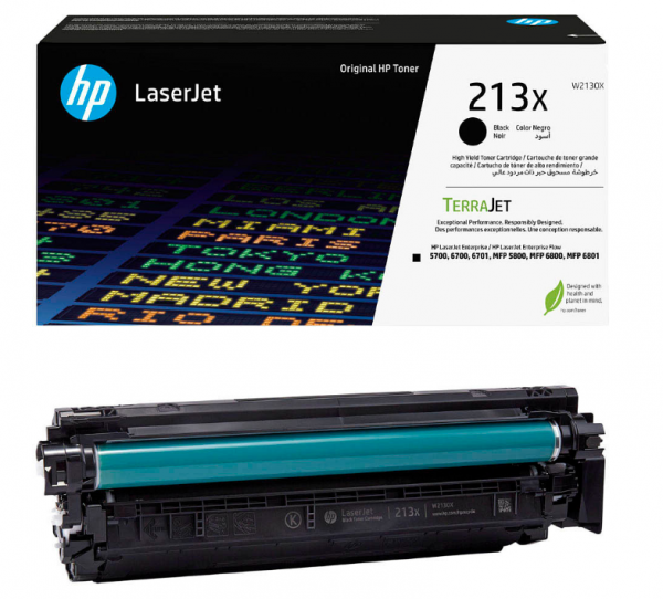 HP 213X Toner Black W2130X HP Color LaserJet Enterprise 5700dn 6700dn HP 6800 HP6801dn