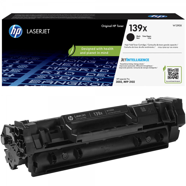 HP 139X Black Original Toner Hoh Ergiebigkeit W1390X HP LaserJet Pro 3002dn HP LaserJet Pro MFP 3102